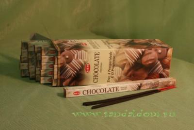 Купить 189Cho - Благовония HEM sq Chocolate  аромапалочки Шоколад. Интернет-магазин