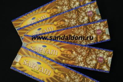 450Sar - Благовония аромапалочки Satya SARVAM 30gm 
