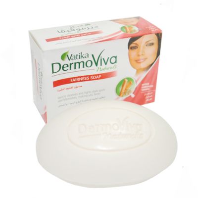 Осветляющее мыло Vatika Dermoviva Naturals Fairness Dabur, 75 гр