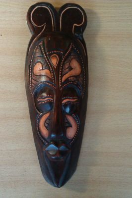 Настенная маска DEW6507  "Собиратель племени Навахо"32x10,5 см.
