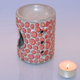 Аромалампа Розовые камешки 8см-11см керамика