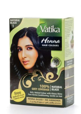 Краска для волос Dabur VATIKA Naturals (Черный) купить в СПб