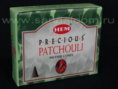 185PPa - БЛАГОВОНИЯ конусы HEM cones Precious Patchouli Любимый Пачули