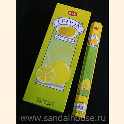 Купить 186Le - Благовония HEM Hexa LEMON  аромапалочки Лимон. Интернет-магазин