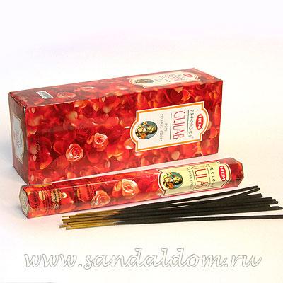 Купить 186PG - Благовония HEM Hexa Prec.GULAB аромапалочки Любимая роза (гулаб - индийское название чайной розы). Интернет-магазин