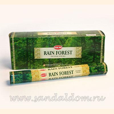 Купить 186RF - Благовония HEM Hexa RAIN FOREST аромапалочки Дождевой лес (буквально). Интернет-магазин
