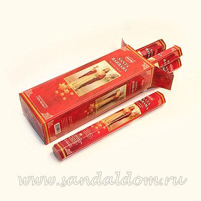 Купить 186SAB - Благовония HEM Hexa SANTA BARBARA аромапалочки Святая Варвара. Интернет-магазин