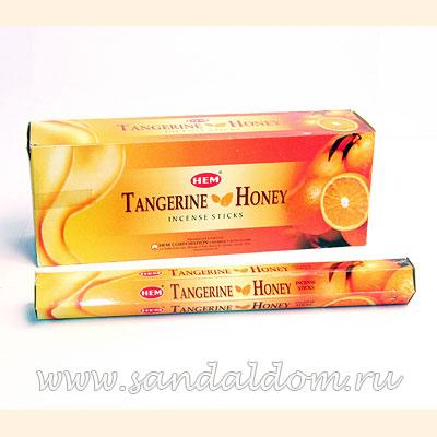 Купить 186TH - Благовония HEM Hexa TANGERINE-HONEY аромапалочки Мандарин с мёдом. Интернет-магазин