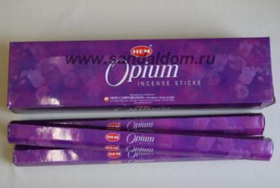 Купить 187OP - Благовония HEM LONG HEXA OPIUM благовония Опиум (см. также opium poppy - мак снотворный). Интернет-магазин