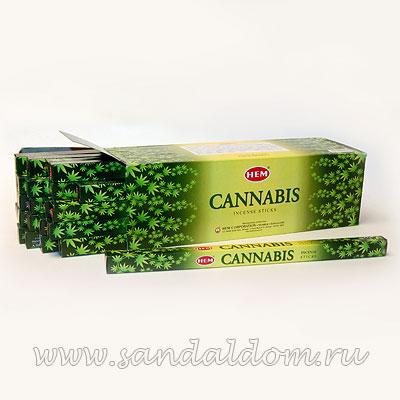 Купить 189Ca - Благовония HEM sq Cannabis  аромапалочки Канабис. Интернет-магазин