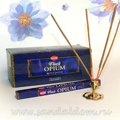Купить 189FOM - Благовония HEM sq Flora Opium Masala  аромапалочки Опиум (натуральная серия). Интернет-магазин