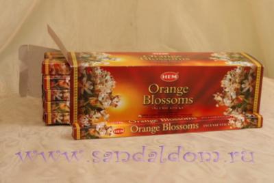 Купить 189OB - Благовония HEM sq OrangeBlossom  аромапалочки Цветение апельсина. Интернет-магазин