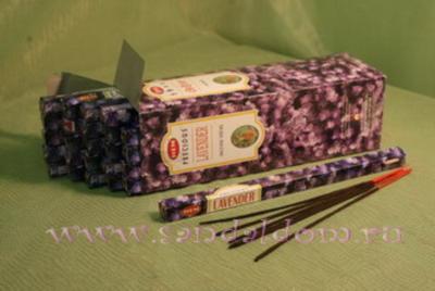Купить 189PL - Благовония HEM sq Precious Lavender аромапалочки Любимая лаванда. Интернет-магазин