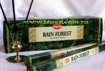 Купить 189RF - Благовония HEM sq Rain Forest  аромапалочки Дождевой лес (буквально). Интернет-магазин