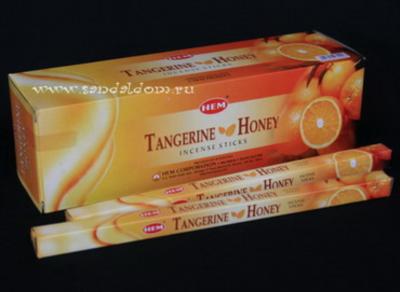 Купить 189TH - Благовония HEM sq Tangerine-Honey аромапалочки Мандарин с мёдом. Интернет-магазин