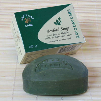 Мыло нейтральное Day 2 Day Care Алоэ Вера и Авокадо. Купить в интернет-магазине СПБ