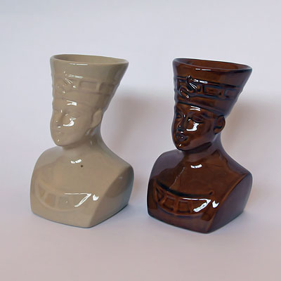 Аромалампа A173 Нефертити керамика h=13sm ― Сандаловый Дом СПб - Интернет-магазин