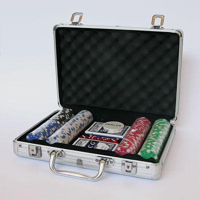 Покерный набор A320 В чемодане 20*30см