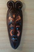 Настенная маска DEW6507  "Собиратель племени Навахо"32x10,5 см.Индонезия