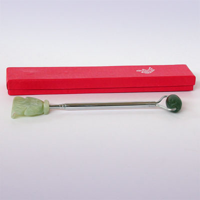 Массажер для тела из жадеита Рука и Валик, телескопический