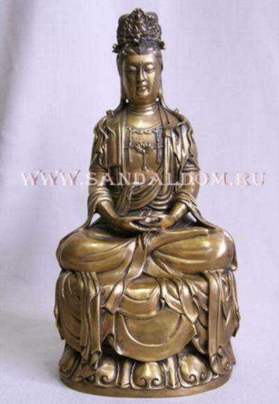Будда QT39436 в медитации h~34cm бронза