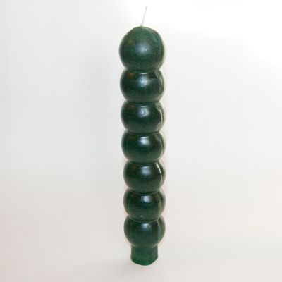 Семидневная свеча "Семь Богов Африки" (зеленая) высота - 20 см. вес - 175 гр.