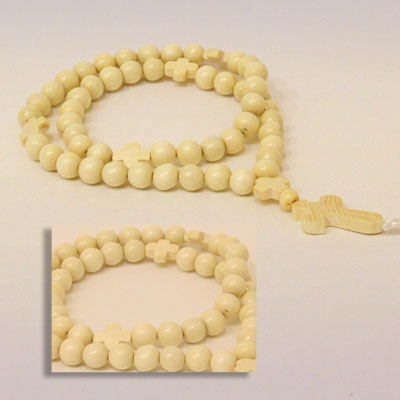 Четки из дерева Граб с Крестом, 10mm L=33см