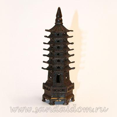 Пагода TY65-7R  h~15cm (темная бронза)