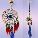 Подвеска sew-hr1079 оберег Цветок-Солнце от сглаза с перчиками