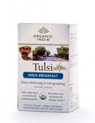 Чай Базиликовый Индийский завтрак Tulsi India Breakfast купить в Спб