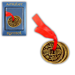 Амулет Символ достатка, благополучия, здоровья и успеха, Амулет "THE CULT!" №49 "Монеты Счастья", Купить в интернет-магазине, Санкт-Петербург