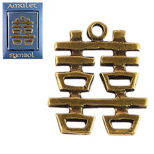 Амулет Символ двойного счастья - исполнения мечтаний и счастливый брак, Амулет "THE CULT!" №50 "Хси-Хси – Двойное Счастье", Купить в интернет-магазине, Санкт-Петербург