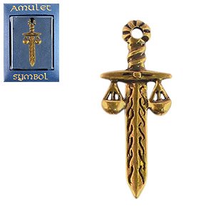 Амулет, отсекающий несправедливость и интриги в жизни и карьере, Амулет "THE CULT!" №53 "Меч Фемиды", Купить в интернет-магазине, Санкт-Петербург