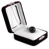 Аромакулон "Фантазия", камень - авантюрин, на цепочке, в подарочной упаковке 6х5 см