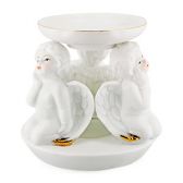 Аромалампа "Ангелы", фарфор, 11 см