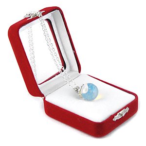 Аромакулон "Фантазия", лунный камень, на цепочке, в подарочной упаковке 6,5х5,5 см