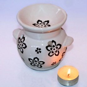 Аромалампа Волшебный горшочек желаний 10см керамика глазурь