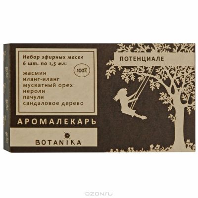 Набор эфирных масел Ботаника «Потенциале» - 6x1,5 мл