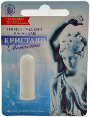 Гигиенический,  квасцовый карандаш  «Кристалл Свежести» в тубусе на европодвесе (5 гр)