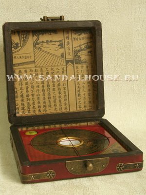 Компас Лопань в шкатулке  Фен Шуй ~14x14cm