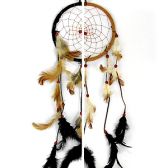 Ловушка снов с перьями. d 16 см.