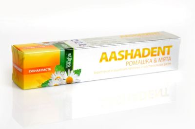 Зубная паста Ромашка-Мята Ааша 100 гр