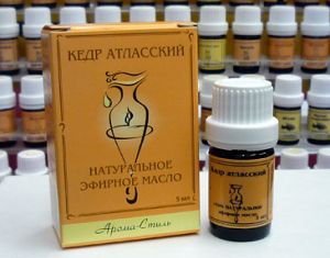 100% натуральное эфирное масло Кедра атласского, 5 мл 
