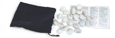 Руны из белого оникса в мешочке - 978-886527075-2, Купить в интернет-магазине