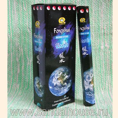 137FeE - Благовония G.R.HEXA FENGSHUI EARTH аромапалочки Земля (серия Фэн-шуй)