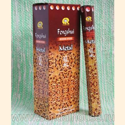 137FeM - Благовония G.R.HEXA FENGSHUI METAL аромапалочки Металл  (серия Фэн-шуй)