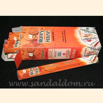 137MoH - Благовония G.R.HEXA MONEY HOUSE аромапалочки Денежный дом