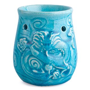 Аромалампа "Дракон", голубой, 10 см ― Сандаловый Дом СПб - Интернет-магазин