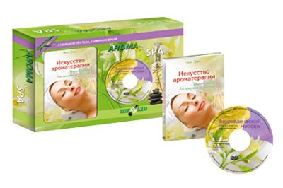Подарочный комплект в коробке Aroma & SPA (Книга+DVD+Свеча) Грасс Л.