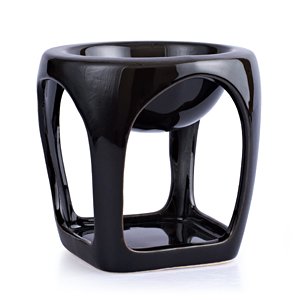 Аромалампа "Стиль", черный, 10x10 см ― Сандаловый Дом СПб - Интернет-магазин